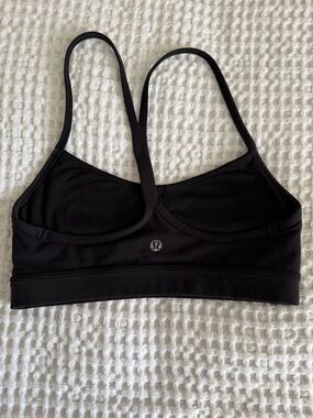 lululemon athletica Black Strappy Light Support Sports Bra